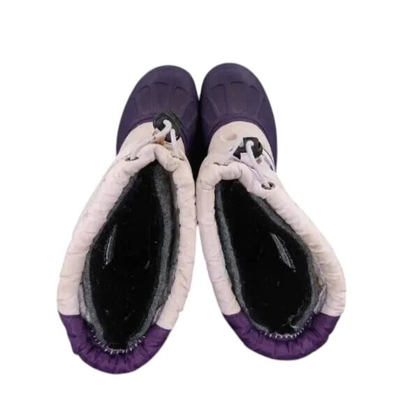 Sorel Shoes Kids 6 Boot Winter Snow Cub Purple Pull On Lined Warm Active Outdoor - Picture 4 of 15